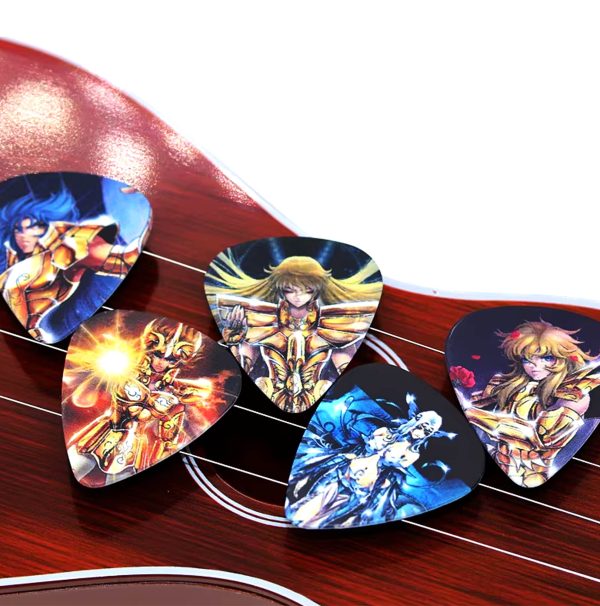 Uñetas De Guitarra ( Caballeros Del Zodiaco) 10unid