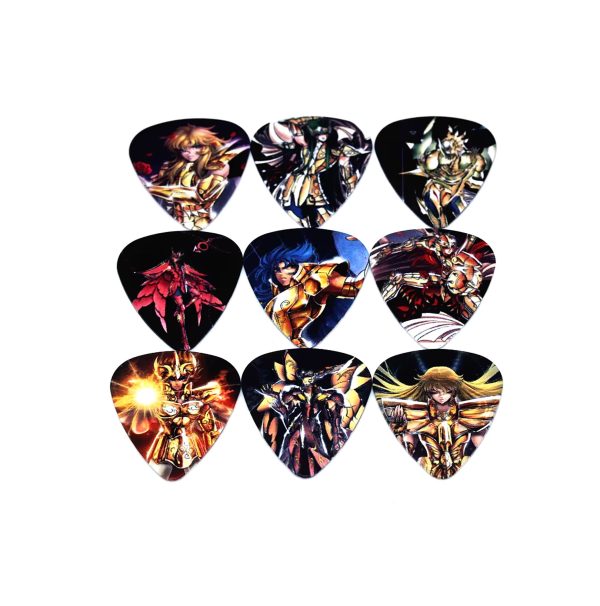 Uñetas De Guitarra ( Caballeros Del Zodiaco) 10unid