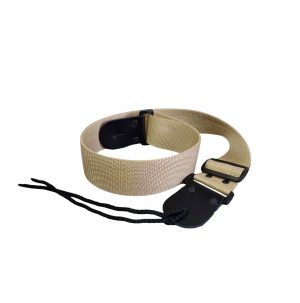 Correa Para Guitarra Y Bajo Regulable Reforzada Beige