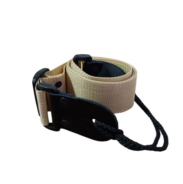 Correa Para Guitarra Y Bajo Regulable Reforzada Beige