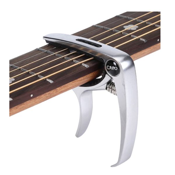 Capotraste De Aluminio Para Guitarra +Soporte+uñeta