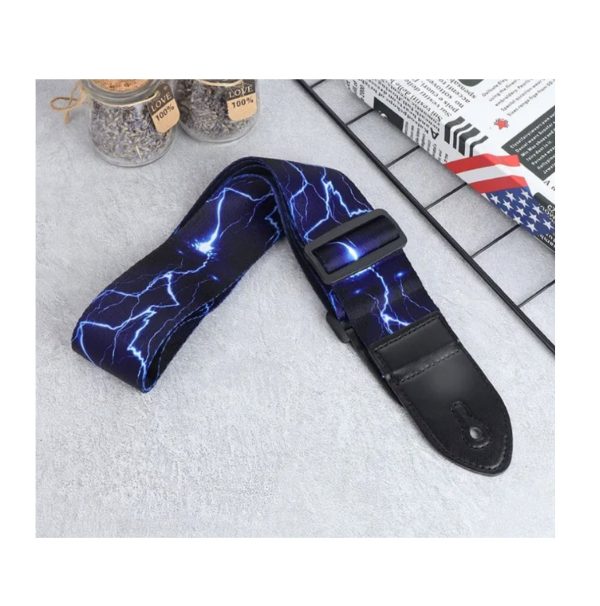 Correa Para Guitarra O Bajo Azul