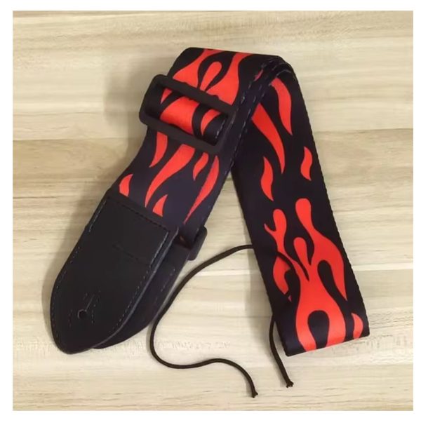 Correa Para Guitarra O Bajo (roja)