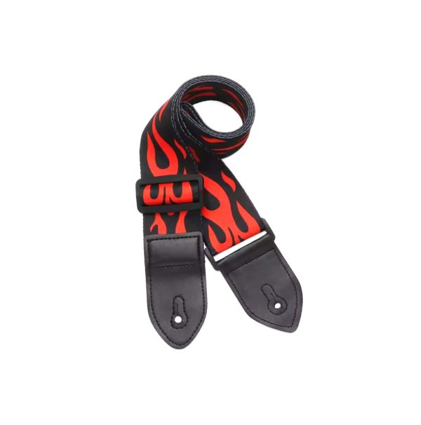 Correa Para Guitarra O Bajo (roja)