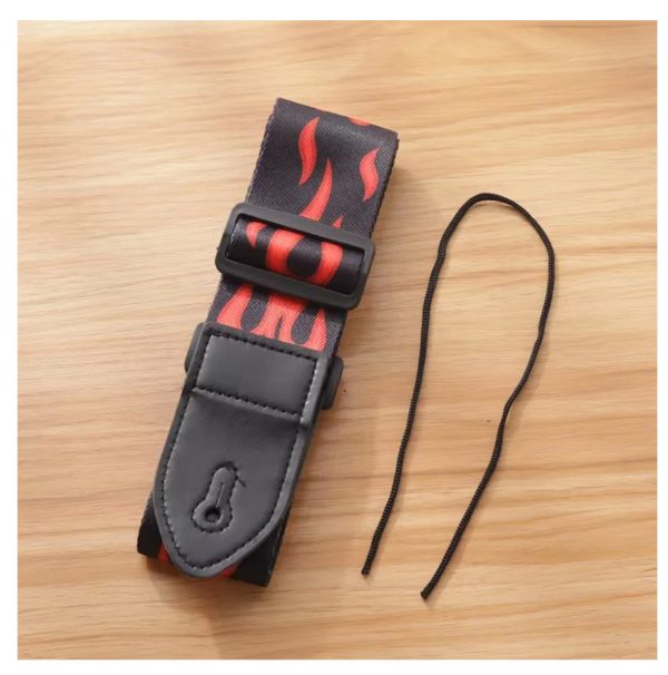 Correa Para Guitarra O Bajo (roja)